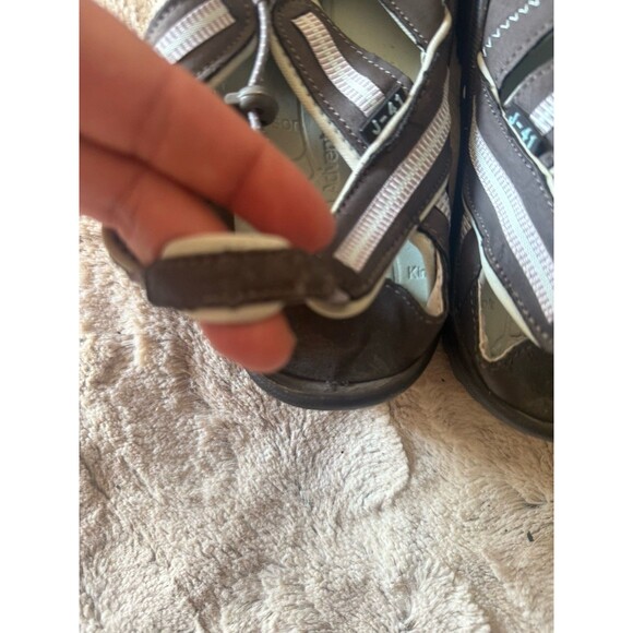 Jeep Adventure J-41 Hiking Shoes Women's 10M Bungee Cord Gray Tan Vegan Leather - Picture 11 of 15